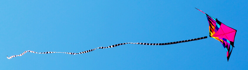 banner of colorful kite in the sky