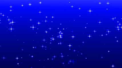 Christmas blue starry background.