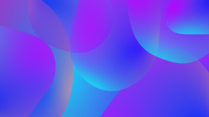 Obraz premium Abstract gradient geometric background. Fluid shapes and colorful graphic design.