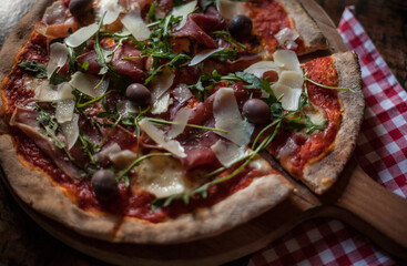 Fresh Made Prosciutto Crudo Pizza