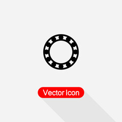 Ball Bearing Icon Vector Illustration Eps10