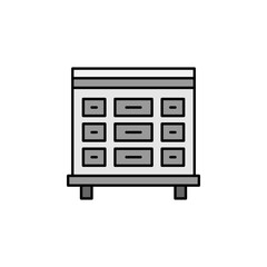 morgue, death outline icon. detailed set of death illustrations icons. can be used for web, logo, mobile app, UI, UX
