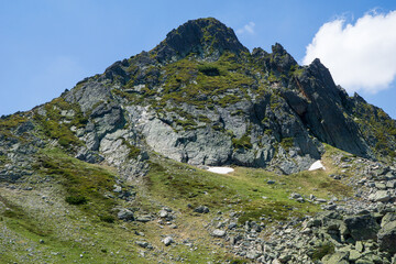 Fototapeta na wymiar Photo of one of the peaks in Rila.