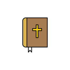 bible, death outline icon. detailed set of death illustrations icons. can be used for web, logo, mobile app, UI, UX