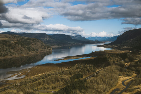 Majestic view from the Vista House in Corbett, Oregon