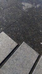 Decorative finishing of paving of street fountain