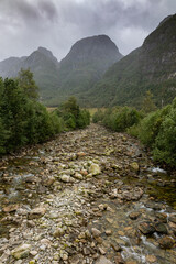 Obraz premium mountain river in the mountains