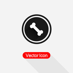 Dog Bone Icon Vector Illustration Eps10