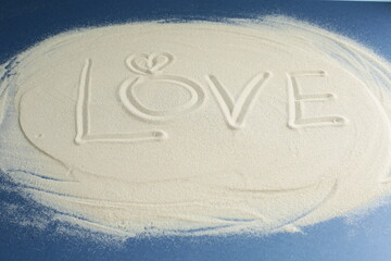 Obraz premium Words and symbols in the sand