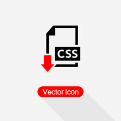 Download CSS File Icon