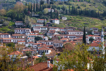 Historical houses in the village of Sirince, Selcuk, Turkey