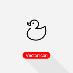 Duck Icon  Vector Illustration Eps10