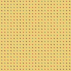 Abstract Color Halftone Dots generative art background illustration