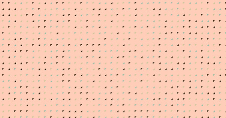 Abstract Color Halftone Dots generative art background illustration