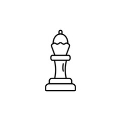 king, chess line icon. Signs and symbols can be used for web, logo, mobile app, UI, UX