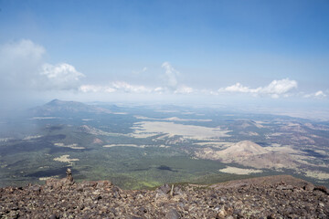 Mount. Humphreys view of Arizona mountain landscape, San Francisco Peaks