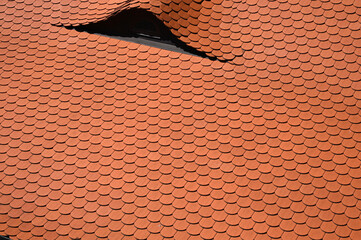 new roof tiles red dormer