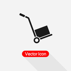 Hand Truck Icon vector illustration Eps10