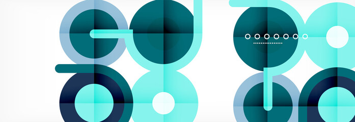 Circles and lines abstract background for covers, banners, flyers and posters and other templates