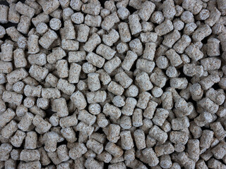 Wheat bran background. Lots of bran