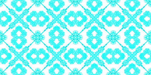 Fototapeta premium Watercolor Ethnic Tile. 