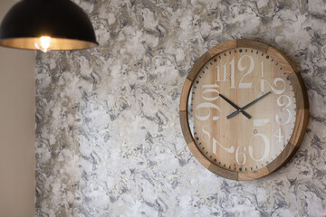 Fototapeta na wymiar living room clock