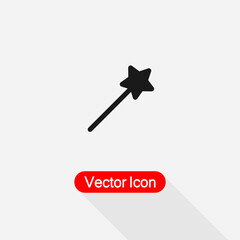 Magic Wand Icon Vector Illustration Eps10