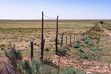 Fototapeta na wymiar Southwestern Ranch Landscape 1