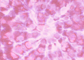 Obraz premium Elegant Tie Die Swirl. Rose Dyed Texture. 
