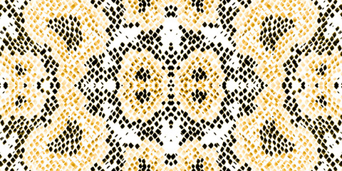 Watercolor Predator Pattern. 