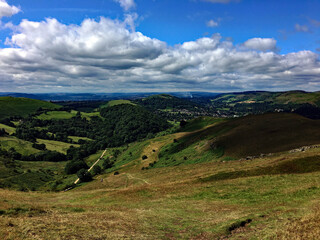 Naklejka premium A view of the Shropshire Countryside near the Caradoc