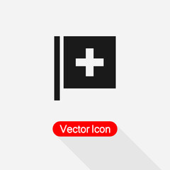 Pharmacy Signboard Icon, Hospital Icon vector illustration Eps10