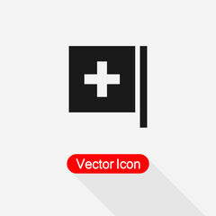 Obraz premium Pharmacy Signboard Icon, Hospital Icon vector illustration Eps10