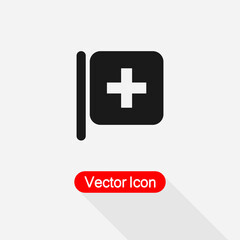 Pharmacy Signboard Icon, Hospital Icon vector illustration Eps10