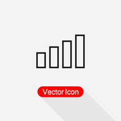 Phone Signal Bars Icon, Volume Adjustment Icon vector illustration Eps10
