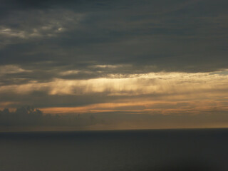 Beautiful sunset saw from Guanshan of Kenting National Park