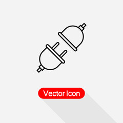 Plug Sockets Icon vector illustration Eps10