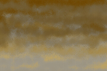 Gold spray paint ink texture. Graffiti painting on the wall. Street art and vandalism. Digitally airbrushed paper background.