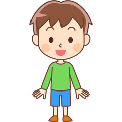 Obraz premium 笑顔の少年