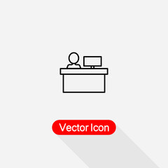 Reception Icon Vector Illustration Eps10
