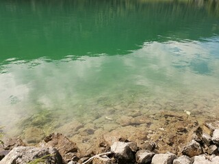 lake in the mountains