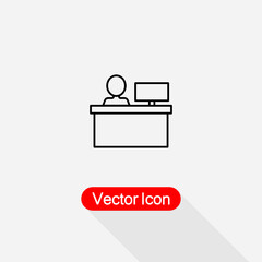 Reception Icon Vector Illustration Eps10
