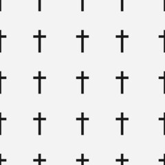 Religious Cross Pattern Vector Illustration Eps10
