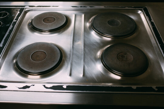 stoves in a backpackers's kitchen