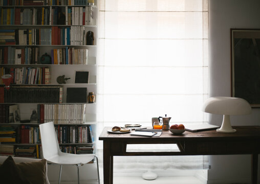 Breakafast in a Modern Living Room