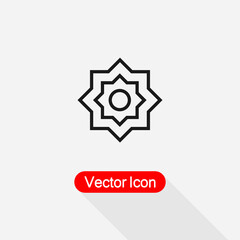 Rub el hizb Icon Vector Illustration Eps10