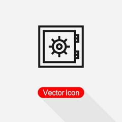 Safe Icon Vector Illustration Eps10