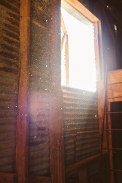 Flying Dust Particles