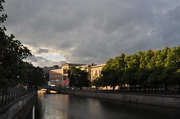 View of Berlin with a river