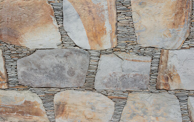 Old white stone wall texture